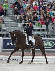 Sophie Wells and Valerius WEG 2014 Normandy, France