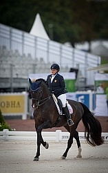 Susan Treabess and Kamiakin Para Dressage Grade IV WEG 2014 Norm