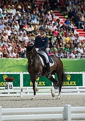 Diederik van Silfhout and Arlando NH N.O.P. Freestyle WEG 2014 N