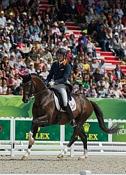 Diederik van Silfhout and Arlando NH N.O.P. Freestyle WEG 2014 N