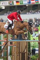 Yann Candele and Showgirl WEG 2014 Normandy,France