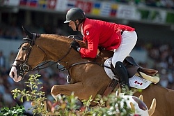 Yann Candele and Showgirl WEG 2014 Normandy, France