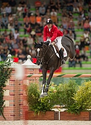 Eric lamaze and Zigali P S WEG 2014 Normandy,France