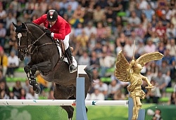 Eric lamaze and Zigali P S WEG 2014 Normandy,France