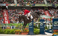 Eric Lamaze and Zigali P S WEG 2014 Normandy, France