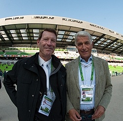 Ian Millar and Emile Hendrix WEG 2014 Normandy Ian Millar and Emile Hendrix WEG 2014 Normandy