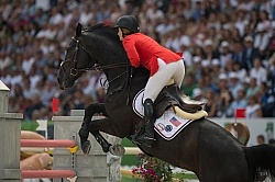 Beezie Madden and Cortes  C  Bronze Medal Winner WEG 2014 Norman