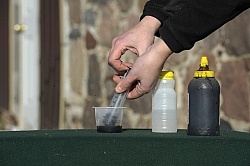 Molasses trick for Deworming