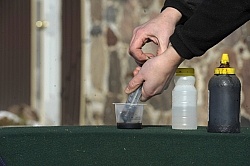 Molasses trick for Deworming