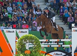 Maximo Livio and Qalao Des Mers WEG 2014 Normandy, France