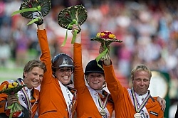Netherlands Eventing Team win Bronze WEG 2014 Normandy, France