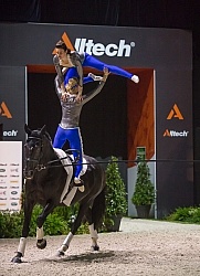 Angelique and Jeanine Van der Sluus Pas de Deux WEG 2014 Normand
