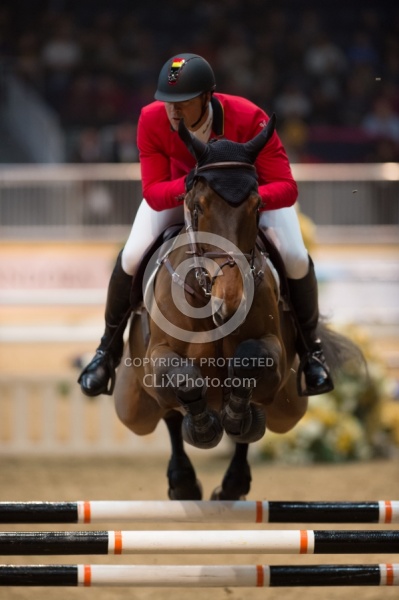 Francois Mathy and D atlantique Royale, Royal 2014 Hickstead FEI