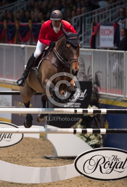 Francois Mathy and D atlantique Royale, Royal 2014 Hickstead FEI