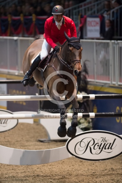 Francois Mathy and D atlantique Royale, Royal 2014 Hickstead FEI