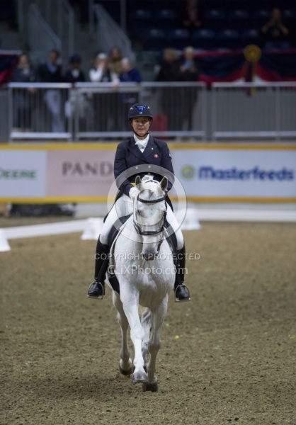 Jacqueline Brooks on D Niro, RAWF 2014 Dressage