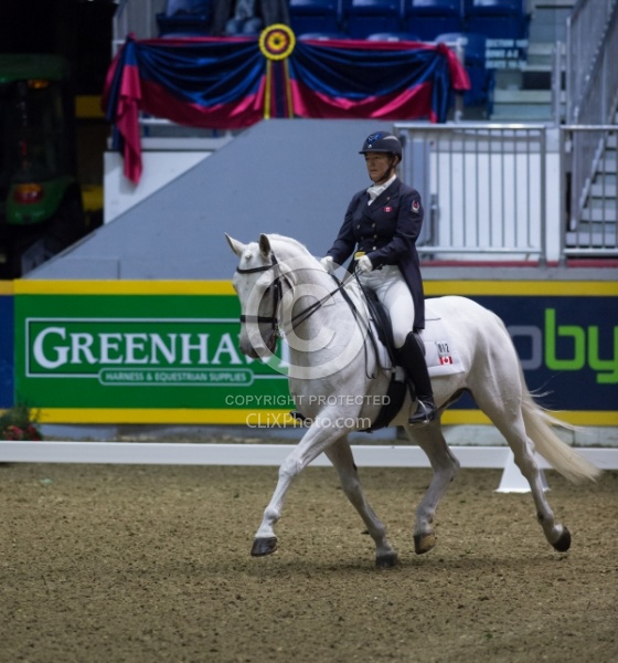 Jacqueline Brooks on D Niro, RAWF 2014 Dressage