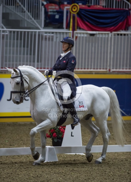 Jacqueline Brooks on D Niro, RAWF 2014 Dressage