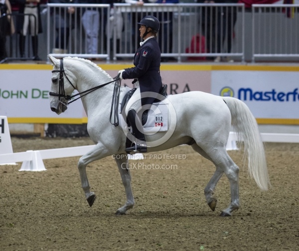 Jacqueline Brooks on D Niro, RAWF 2014 Dressage