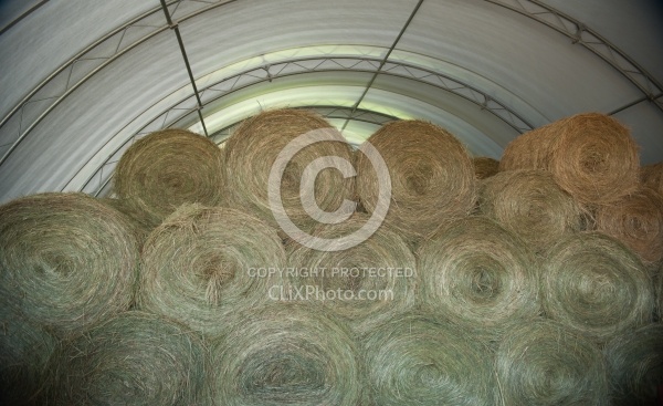 Storage of Round Hay Bales