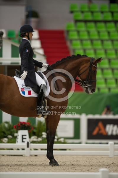 Jessica Michel FRA and Riwera De Hus OLDBG WEG 2014 Normandy