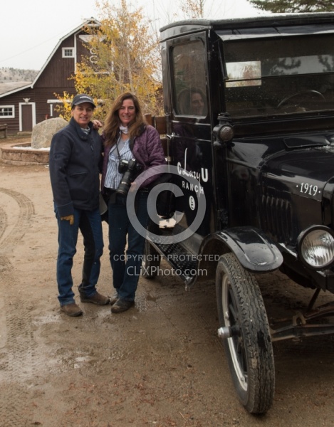 Julie Goodnight and Shawn Hamilton at C Lazy U