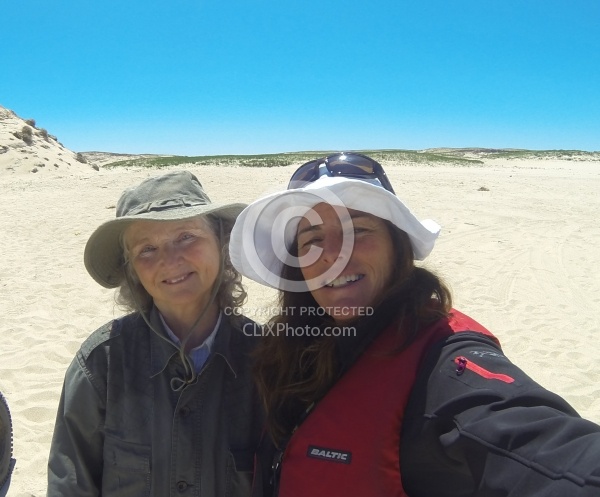 Zoe Lucas and Photographer Shawn Hamilton on Sable Island
