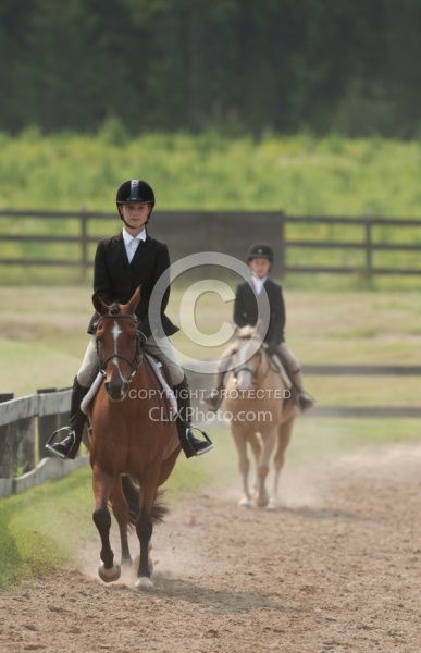 Hunter in Ring on Flat