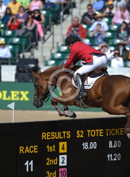Phillipe Le Jeune and Vigo D'arsouilles WEG 2010