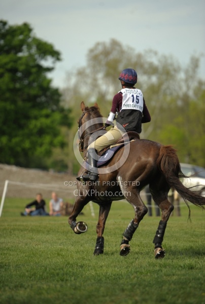 Andrea Baxter and Estrella Cross Country Rolex 2010 Equine Athlete