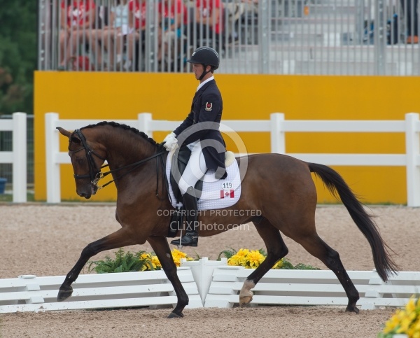Chris Von Martels  and Zilverstar, Dressage, Pan Am Games Toront