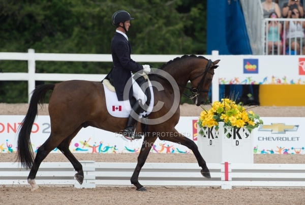 Chris Von Martels  and Zilverstar, Dressage, Pan Am Games Toront
