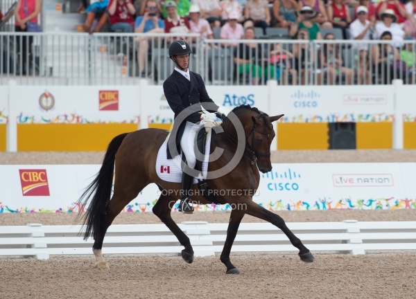 Chris Von Martels  and Zilverstar, Dressage, Pan Am Games Toront