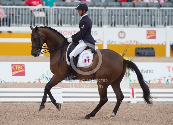 Chris Von Martels  and Zilverstar, Dressage, Pan Am Games Toront