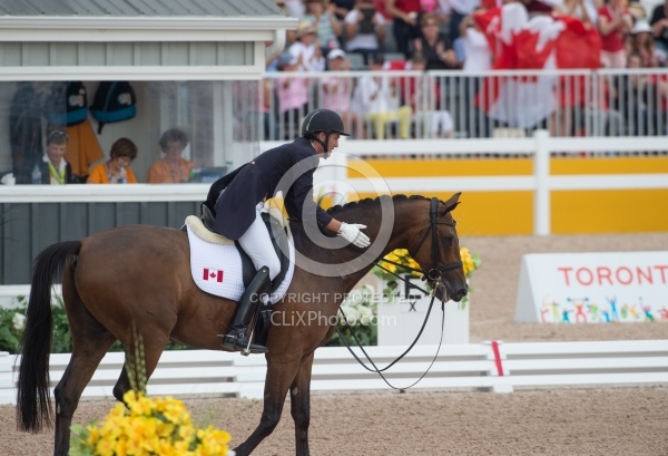 Chris Von Martels  and Zilverstar, Dressage, Pan Am Games Toront