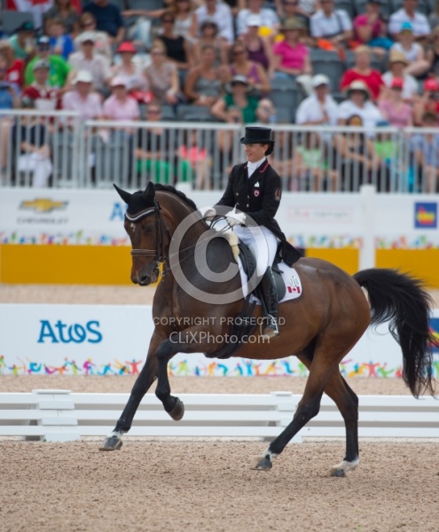 Belinda Trussell and Anton Pan Am Dressage GP FS 2015