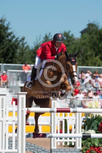 Yann Candele and Showgirl, Pan Ams Toronto 2015