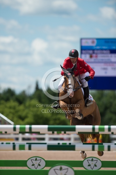 Yann Candele and Showgirl, Pan Ams Toronto 2015