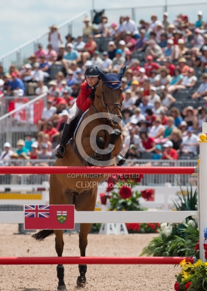 Georgina Bloomberg and Lilli Pan Ams Toronto 2015