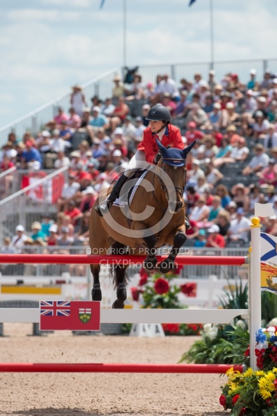 Georgina Bloomberg and Lilli Pan Ams Toronto 2015