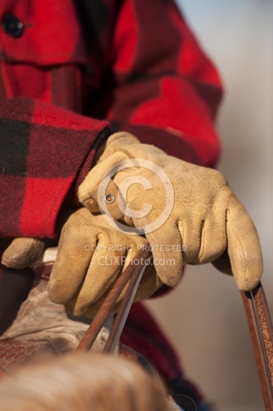 Winter Riding Western Vertical