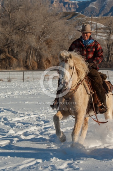 Western Riding Winter Vertical
