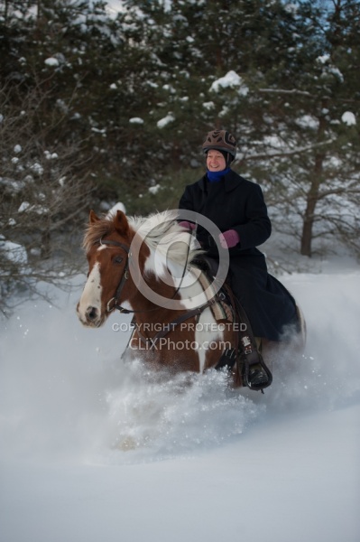 Winter Trail Riding