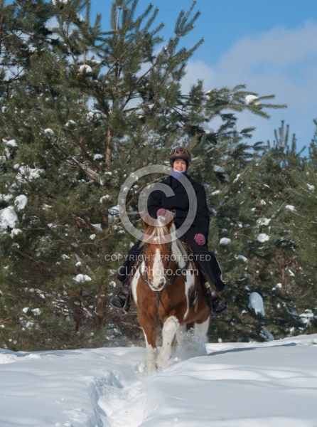 Winter Trail Riding