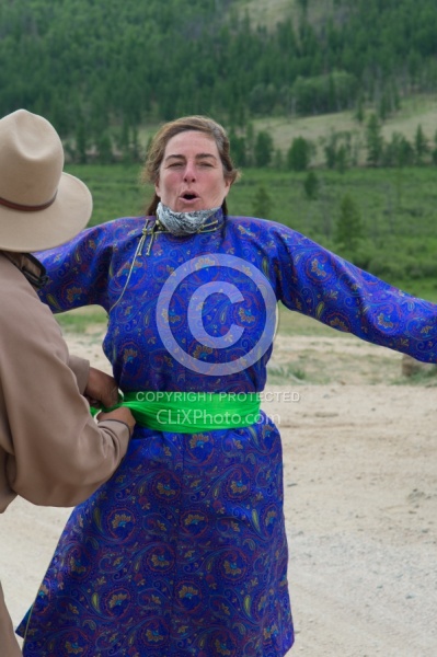 Shawn getting her deel done up