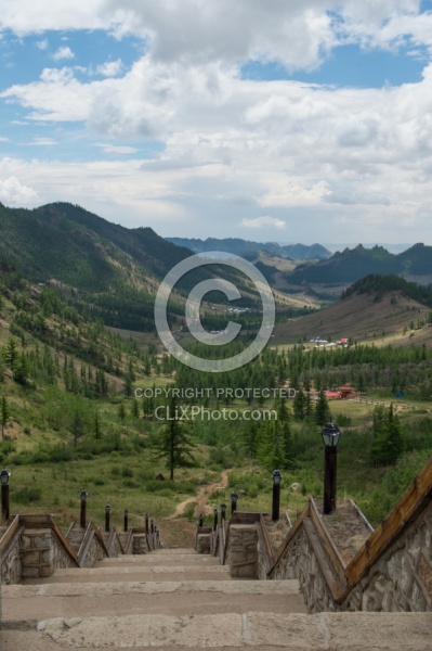 The view from the monastery