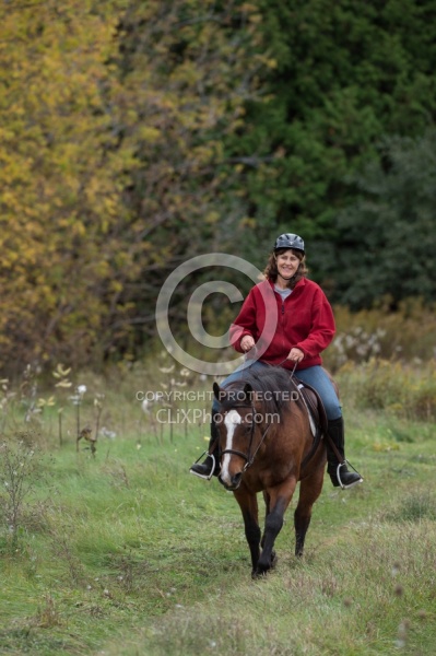 Senior Horse Being Ridden