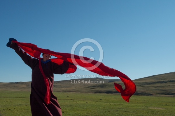 Julie Veloo with her Del Sash