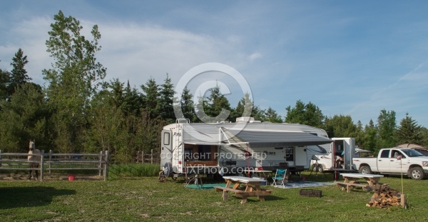Campsite at Horse country Campground