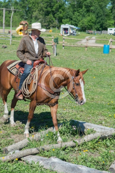 Extrme Cowboy Clinic with Lantz Mclaren at Horse Country
